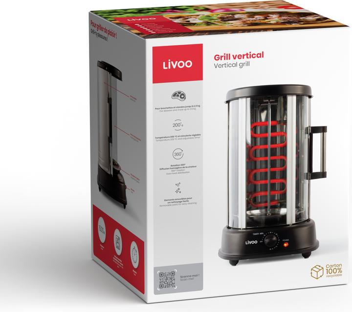 Produktbild Livoo Vertikalgrill (EU-Stecker)