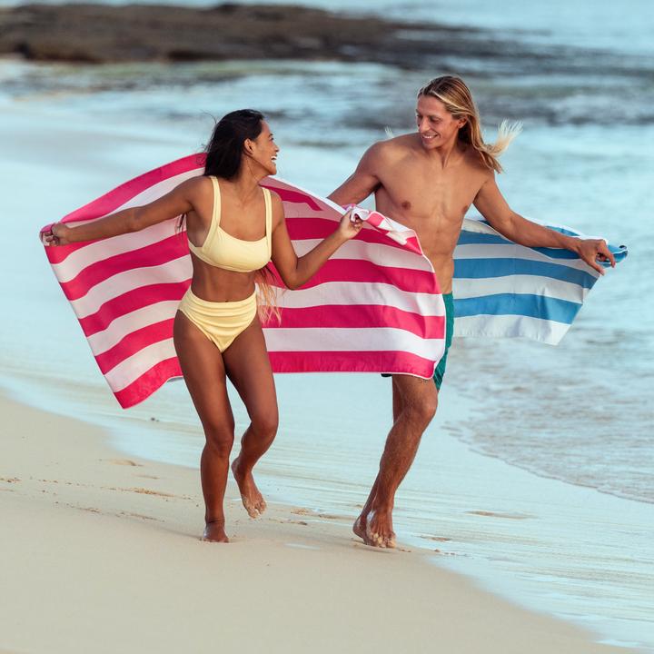 Actual product image Fit-Flip Strandtuch XXL Mikrofaser schnelltrocknendes Badetuch 160x90cm (160 x 90 cm)