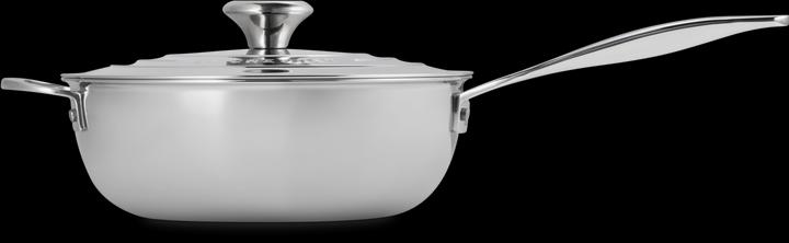 Immagine prodotto Le Creuset 3 strati Plus (24 cm, Padella per friggere, Acciaio inossidabile)