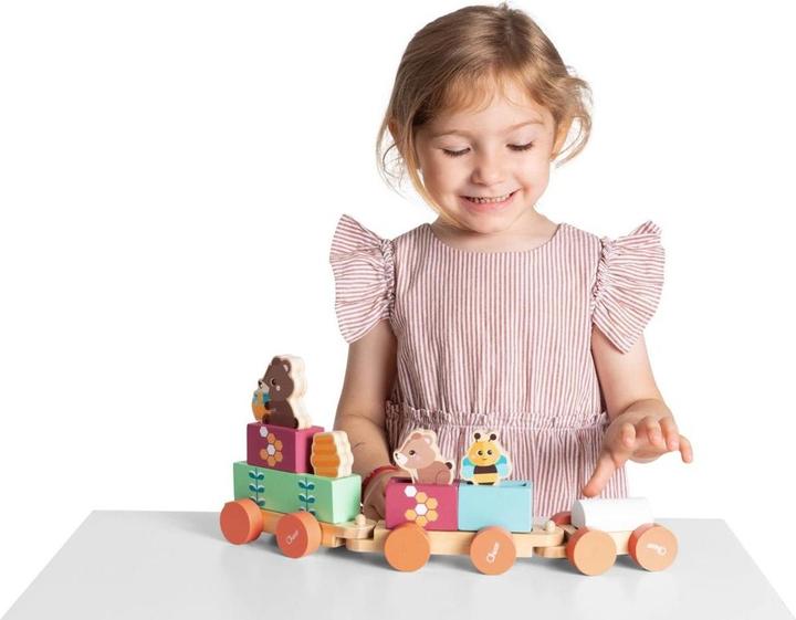 Actual product image Chicco My Wood Friends - Teddy'S Train