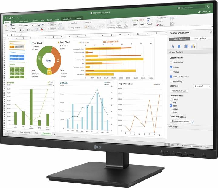Produktbild LG 24BN650Y-B (1920 x 1080 Pixel, 23.80")
