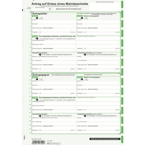 Actual product image Rnk 100 RNK-Verlag Dunning notice for machine processing Forms 705L for laser printer (2 x)