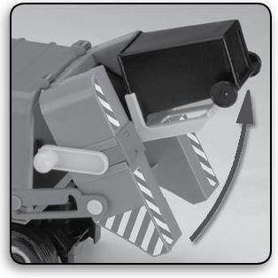 Actual product image Wader Red Middle Truck Garbage Truck