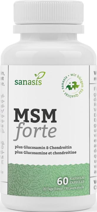 Produktbild Sanasis MSM Glucosamin & Chondroitin Kapsel (60 Stück, Kapseln, 84 g)