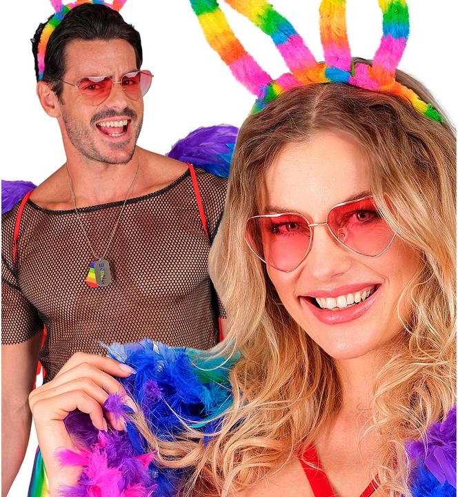 Image du produit Widmann Lunettes coeur avec verres rouges