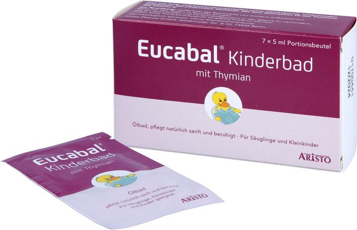 Actual product image Aristo Eucabal Children's Bath with Thyme, 7X5 ml BATH (35 ml)