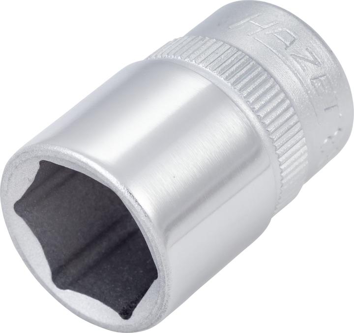 Actual product image HAZET Socket ∙ hexagon 880-14 ∙ Square, hollow 10 mm (3/8 inch) ∙ Outside hexagon traction profile … (14 mm)