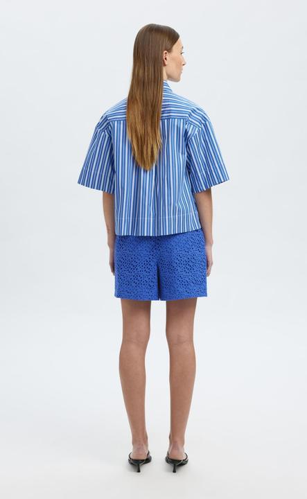 Produktbild Selected Femme Broderie Anglaise Højtaljede shorts (40)
