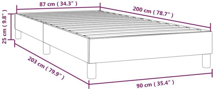 Produktbild VidaXL Orest (90 x 200 cm, 90 x 200 cm)