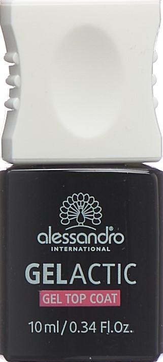 Actual product image Alessandro Gelactic Gel Top Coat 10 (Transparent, Top coat)