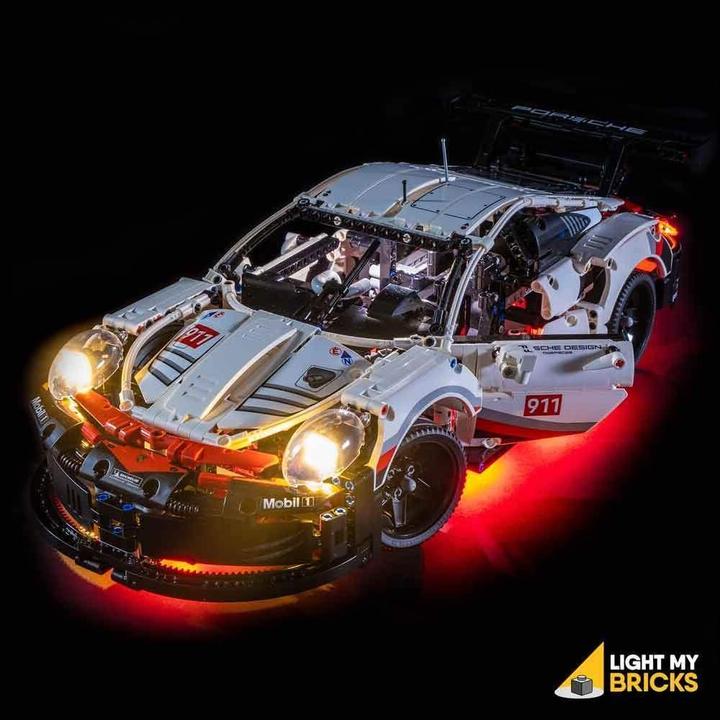 Light my bricks LED light set for LEGO Porsche 911 RSR