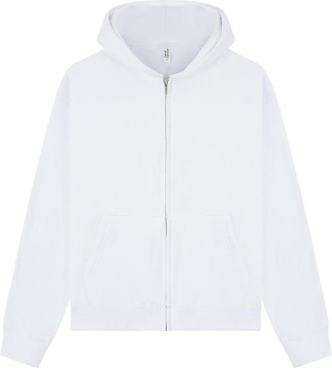 Casual Classics Premium Hoodie mit durchgehendem Reissverschluss