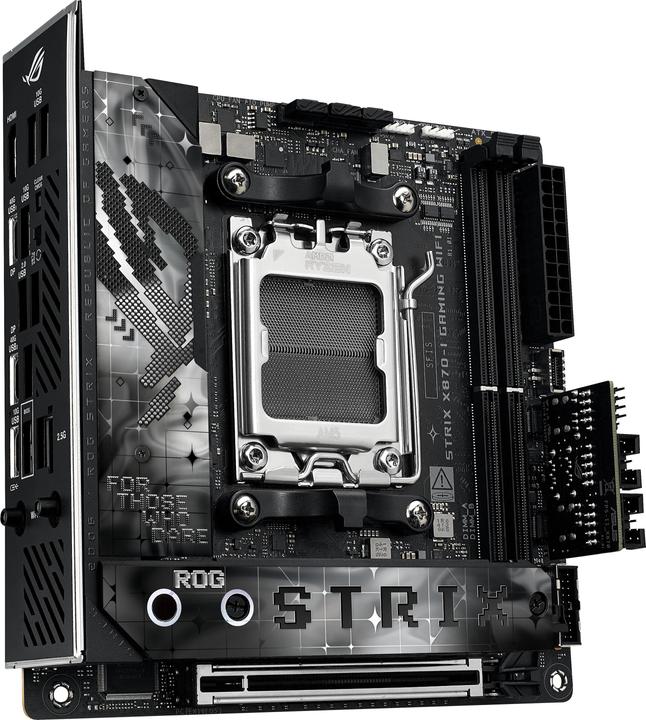 Immagine prodotto ASUS ROG STRIX X870-I GAMING WIFI (mITX, X870, AM5, DDR5) (AM5, AMD X870, Mini-ITX)