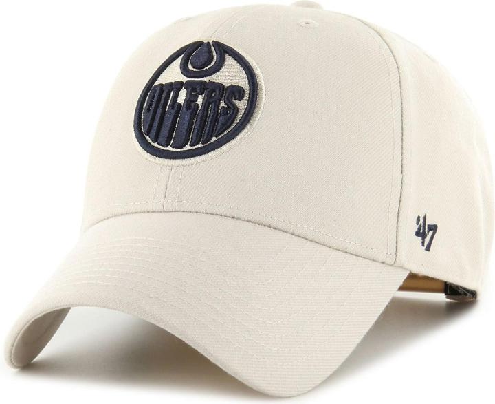 47 Brand Snapback Cap - NHL Edmonton Oilers Bone Beige