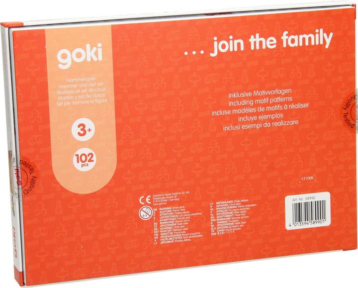 Actual product image Goki Hammer action XXL (German)