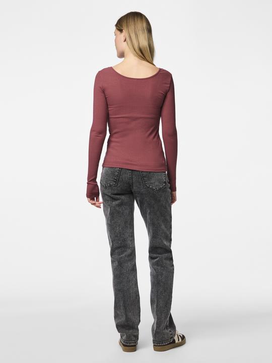 Actual product image Pieces Front buttoned ribbed top (S)