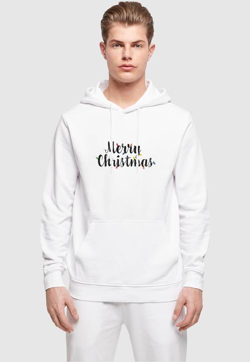 Produktbild Merchcode Merry Christmas Lights Basic Hoody - 117881 (S)