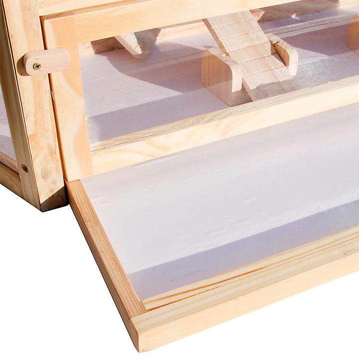 Produktbild Wiltec XXL Nagerkäfig 1150x600x580mm Holz Kleintierhaus Hamsterkäfig Mäusekäfig