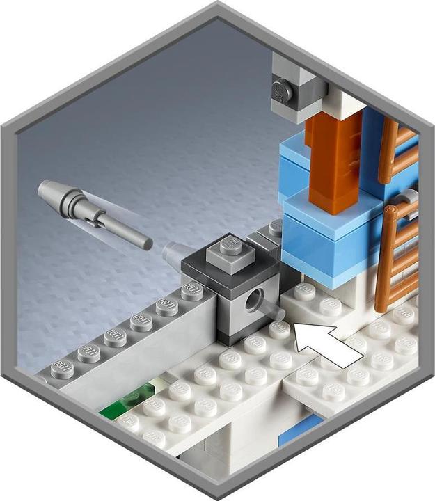 Actual product image LEGO The ice palace (21186, LEGO Minecraft)