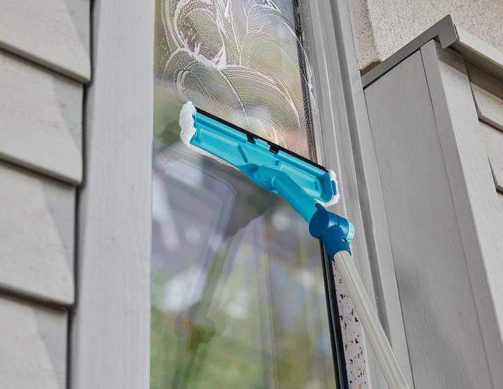 Produktbild Leifheit Fensterwischer Window & Frame Cleaner L micro duo Telescope 210 (1 Stk.)