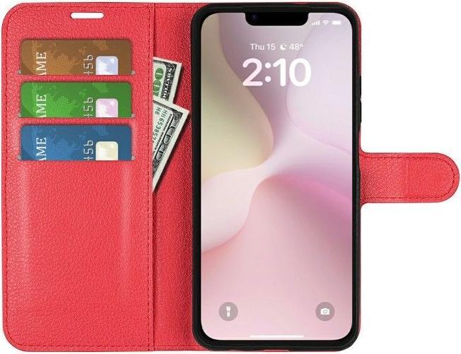Produktbild MU Classic Litchi Leder Bookcover Series (Apple iPhone 16e)