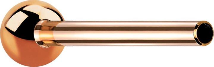 Actual product image Star Piercing Micro threadless barbell rod rose gold with ball (without brass, Titanium G23)