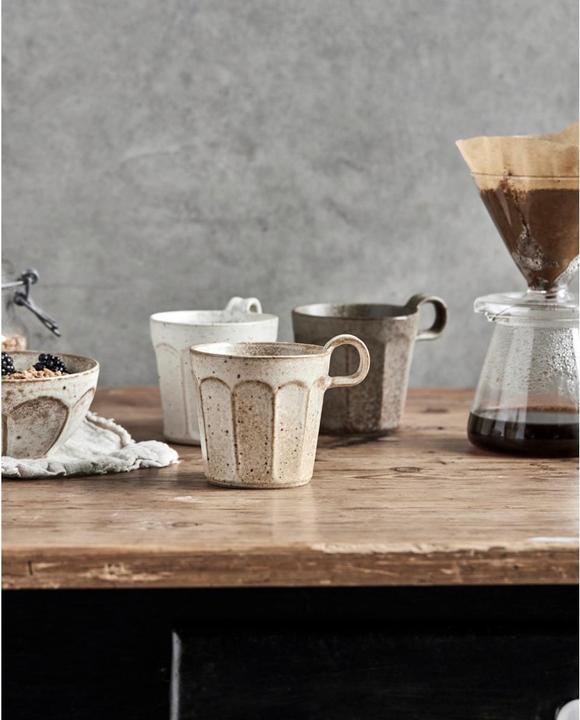 Produktbild House Doctor Tasse, HDArch, Off-white/Beige/Green (3 x)
