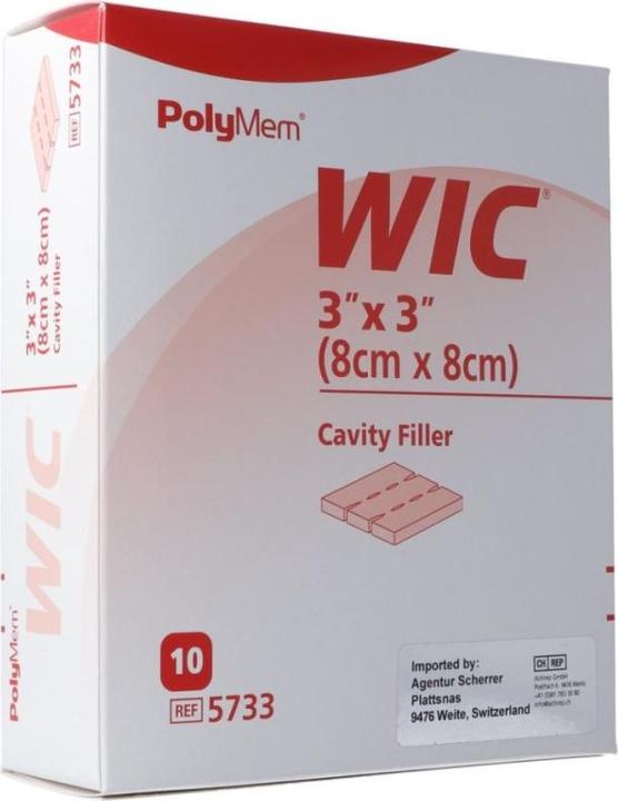PolyMem WIC Wundfüller 8x8cm steril 10 Stk