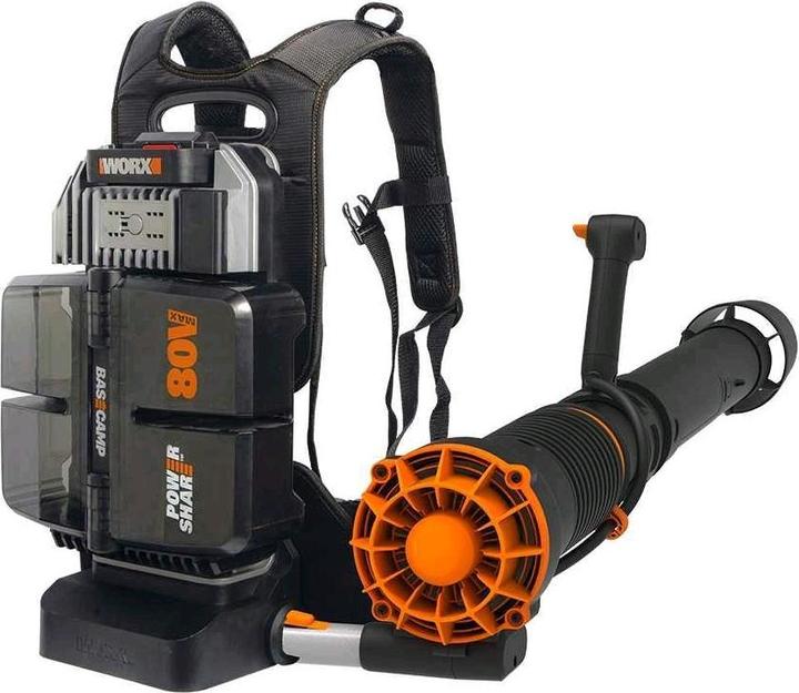 Immagine prodotto Worx Soffiatore a batteria a zaino (Batteria ricaricabile, Soffiafoglie)