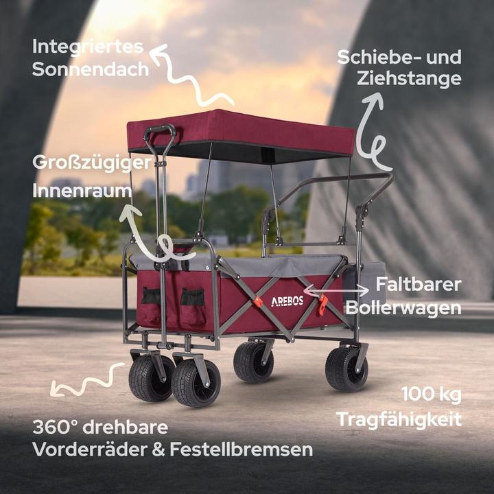 Produktbild Arebos Bollerwagen