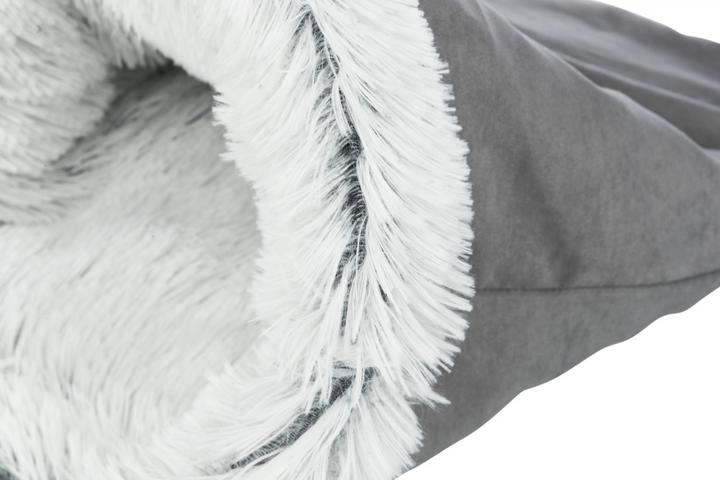 Produktbild Trixie Kuschelsack Harvey, Grau/ Weiss-Schwarz (Hund)
