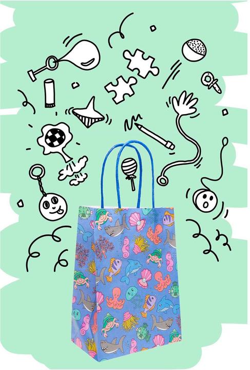 Produktbild LG-Imports Geschenktüte Unterwasserwelt (Geschenktüte)