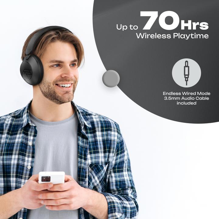 Actual product image PowerLocus Orion Over Ear Bluetooth-Kopfhörer (70 h)