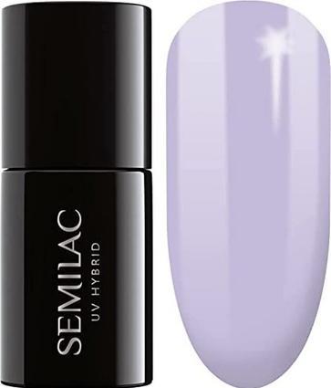Immagine prodotto Semilac Vernice ibrida UV 127 Violet Cream 7ml (Vernice UV gel)