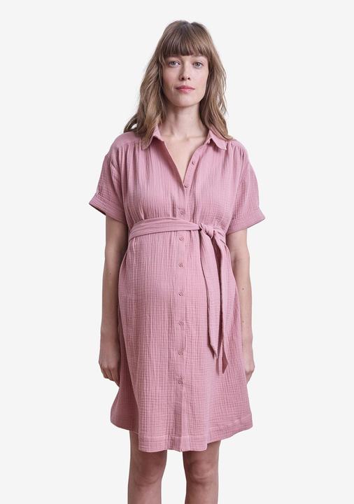 Actual product image Vertbaudet Short muslin blouse dress for pregnancy & nursing (32)