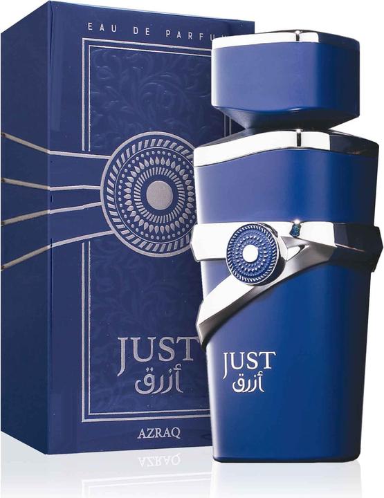 Ameer Al Oud Fragrance World Just Azraq EDP For Men 3.4 Fl Oz (Eau de Parfum, 100 ml)