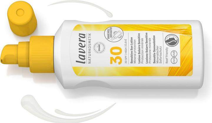 Produktbild Lavera Sensitiv Sonnenlotion LSF 30 Lot (Sonnenlotion, SPF 30, 100 ml, 106 g)