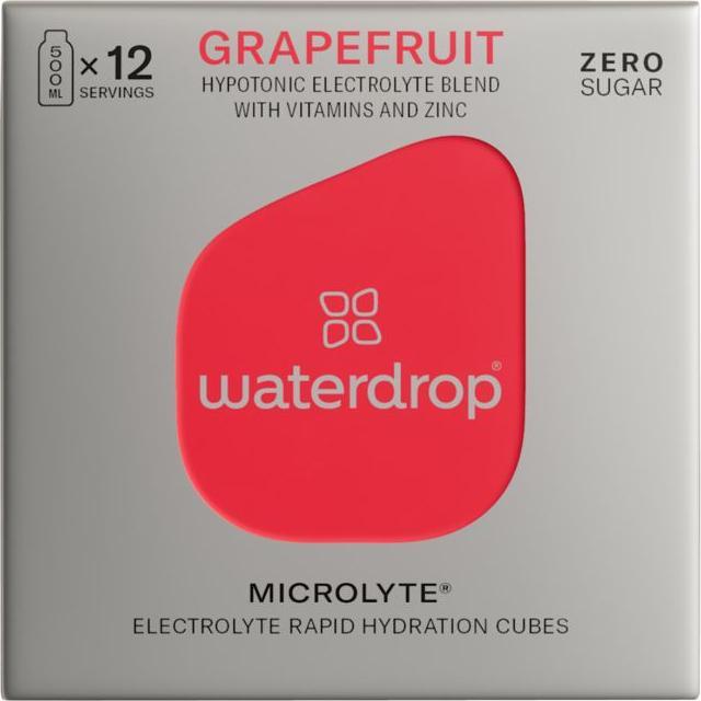 Actual product image Waterdrop Microlyte Grapefruit (Grapefruit, 12 x)