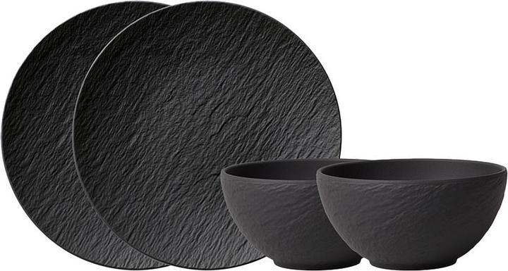 Teller-Set, 4-teilig, für 2 Personen Manufacture Rock (4 Pezzo/i)