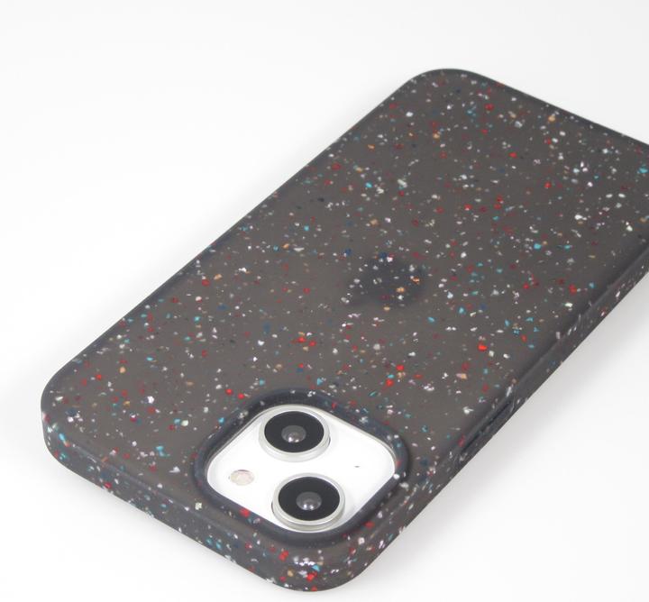 Actual product image PhoneLook Coque Silicone recomposé avec points multicolores Sensation Dots (Apple iPhone 14 Plus)