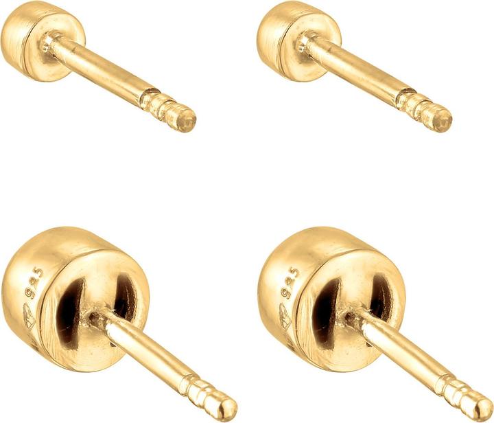 Image du produit Elli Boucles d'oreilles Set Cristaux Basic Vert 925 argent (Cristal de verre, Argent 925 sterling plaqué or)