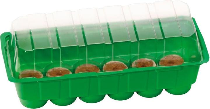 Produktbild Romberg Anzuchthaus S PLUS COCO 27,5 x 11,5 x 11 cm +12 Kokos-Quelltabletten