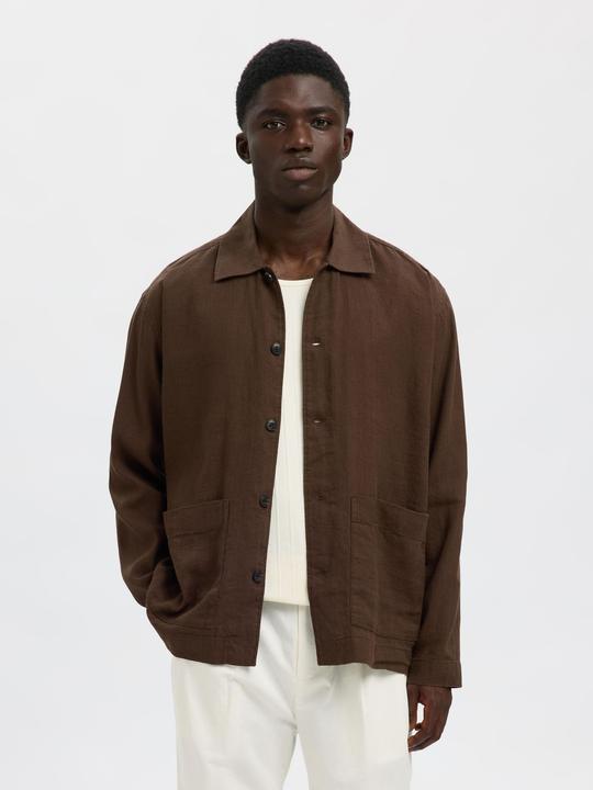 Produktbild Selected Homme Leinenmix Overshirt (M)