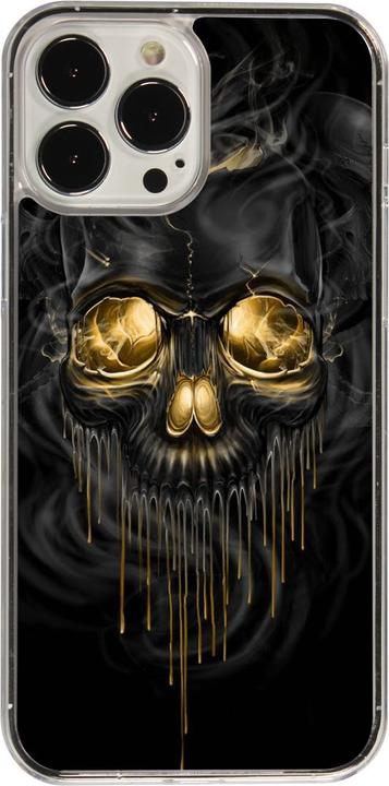 Produktbild PhoneLook Hülle transparent Skull 02 (Apple iPhone 13 Pro Max)