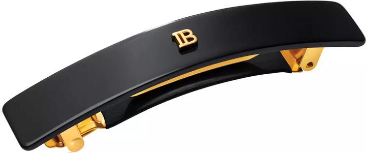 Actual product image Balmain Paris - Cellulose Acetate Barrette pour Cheveux Medium Black (14.30 cm)