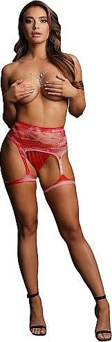Productafbeelding Le Désir Tie Dye Kiss Kousenband & Oogverblindende Diep-V Cleavage Sticker - O/S (Eén maat voor iedereen)