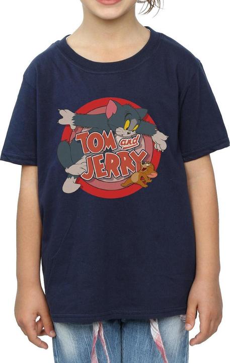 Actual product image Tom & Jerry Girls Catch Cotton T-Shirt (128)