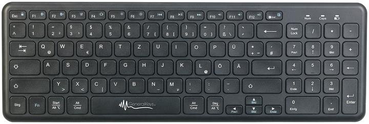 Produktbild GeneralKeys Multi-Device-Funktastatur, QWERTZ (DE, Kabellos)