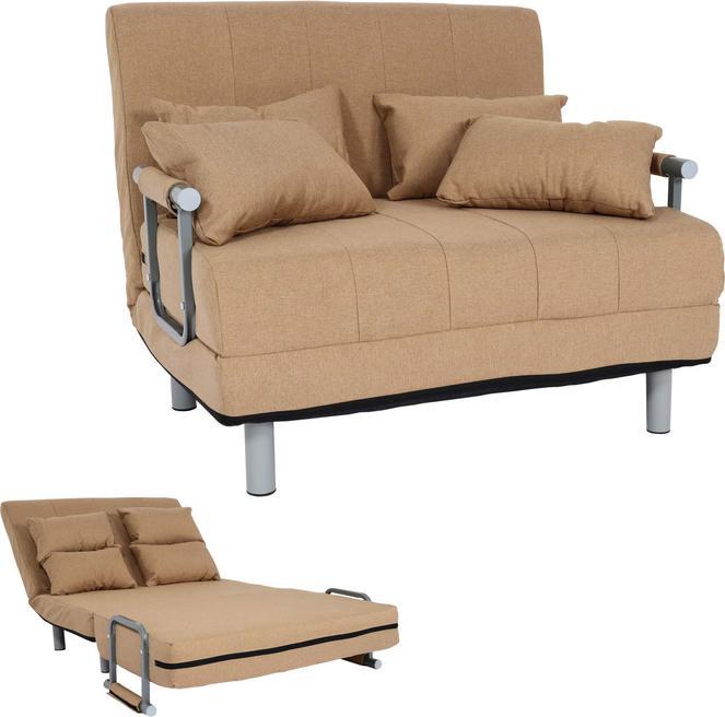 Swisshandel24 Sleeping Chair HWC-K29, Folding Armchair Sleeping Sofa Guest Bed Relaxing Armchair, Lying Surface