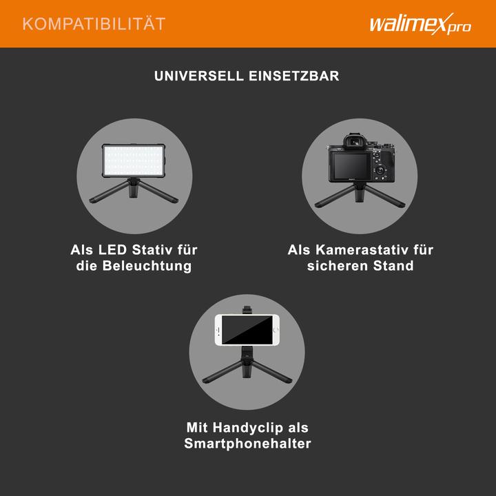 Produktbild Walimex pro Ministativ XL 2in1 (Metall)